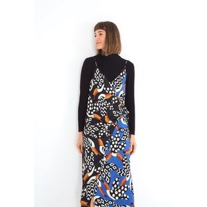 FARM RIO Mixed Tucano Wrap Dress Size M